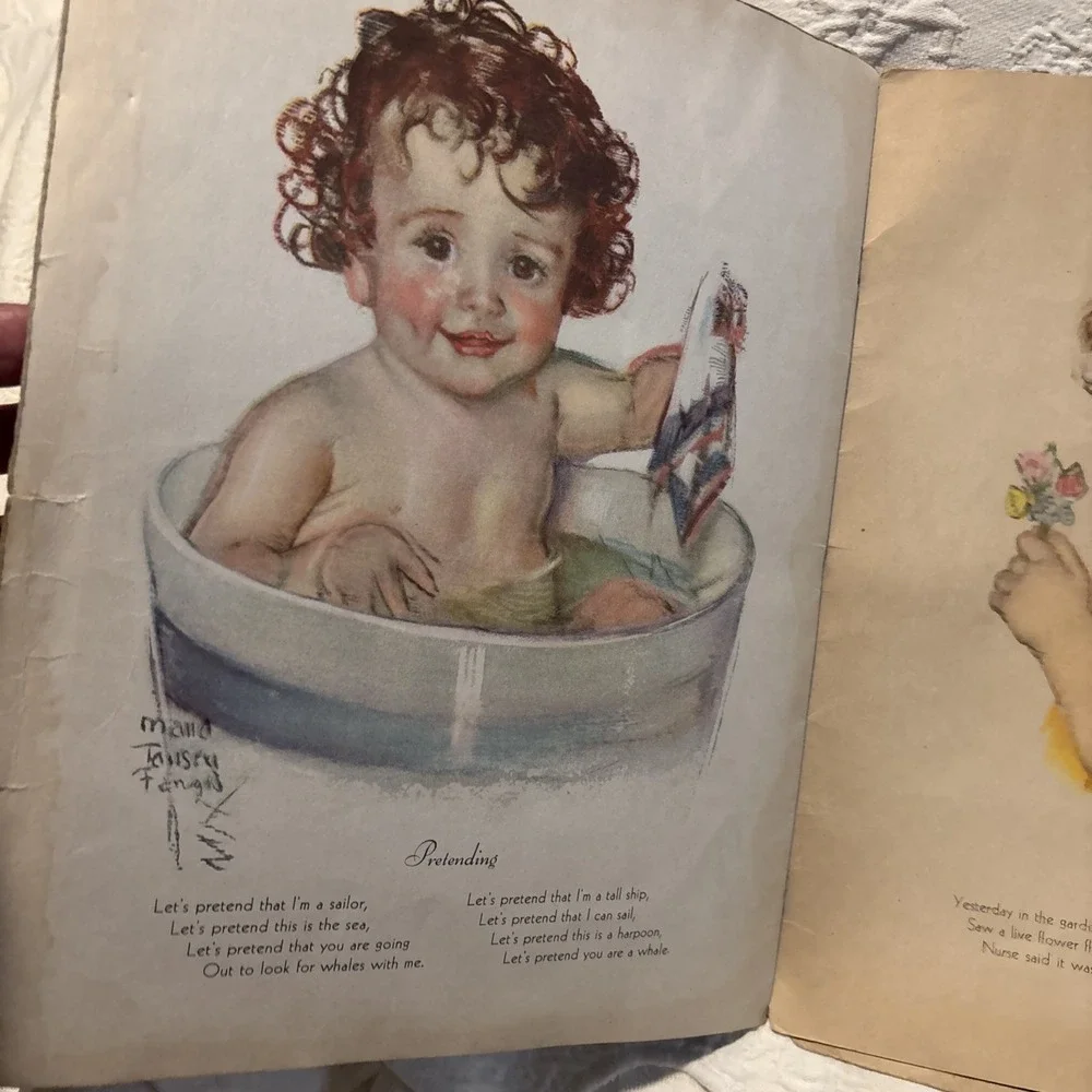 Babies by Maud Tousey Fangel 1933  Color Images of Babies